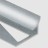 Уголок для плитки внутренний алюминий 12 мм PV29-03 серебро блестящее 2,7 м