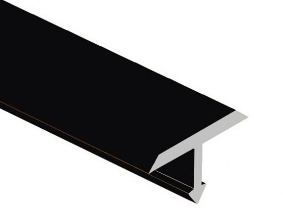Профиль Т-образный 18 мм алюминий плоский PV36-40 черный Ral 9005 2,7 м