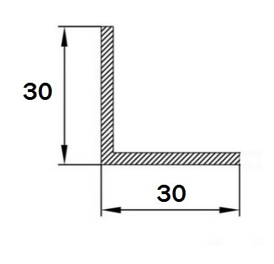 Угол защитный 30х30 мм прямой алюминий PV75-10 коричневый матовый 2,7 м Угол защитный 30х30 мм прямой алюминий PV75-10 коричневый матовый 2,7 м