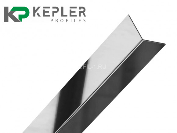 Декоративный уголок 30х30 мм из нержавеющей стали SS 304 FSAP002-30-P S.S.304 полированный 3 м