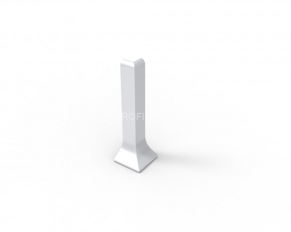 Уголок наружный для напольного плинтуса 40 мм Диал ПЛ-40ун 0032 без покрытия