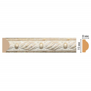 Молдинг DECOMASTER 130-18 (15x8x2400) цвет Бежевый Молдинг DECOMASTER 130-18 (15x8x2400) цвет Бежевый