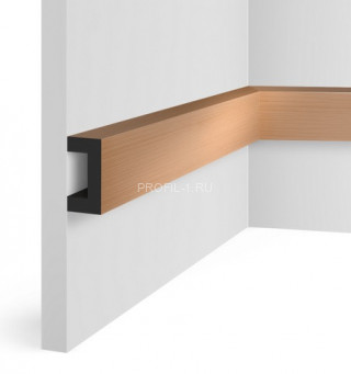 Молдинг 20х40 мм HiWood LB40 G216 под дерево 2,7 м Молдинг 20х40 мм HiWood LB40 G216 под дерево 2,7 м