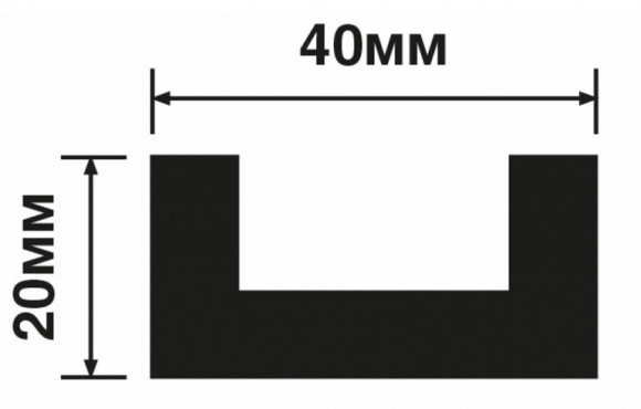 Молдинг 20х40 мм HiWood LB40 G216 под дерево 2,7 м Молдинг 20х40 мм HiWood LB40 G216 под дерево 2,7 м
