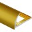 Профиль С-образный алюминий для плитки 12 мм PV09-04 eco золото матовое 2,7 м