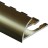 Профиль для плитки С-образный алюминий гибкий 8 мм PV19-17 титан блестящий 2,7 м