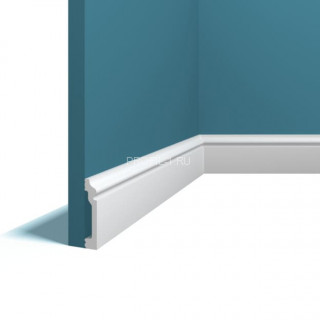 Напольный плинтус Перфект Плюс P156 белый ударопрочный 12х60 мм 2 м Напольный плинтус Перфект Плюс P156 белый ударопрочный 12х60 мм 2 м