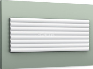 Декоративная панель 3D Orac Decor W110-2600 белая из полиуретана 16х250х2600 мм