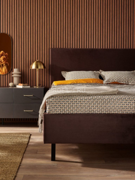 Реечная настенная панель VOX LINERIO M-LINE мокка 2650х122х12 мм Реечная настенная панель VOX LINERIO M-LINE мокка 2650х122х12 мм