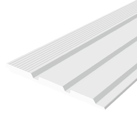 Стеновая панель Hiwood LV124L NP белая 120х12 мм 2,7 м