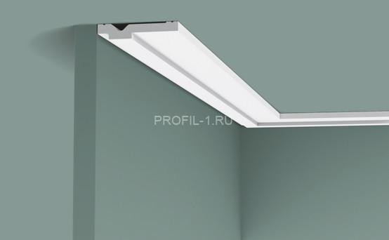 Потолочный плинтус Orac Decor Duropolymer CX161 белый полистирол 13х69 мм 2м