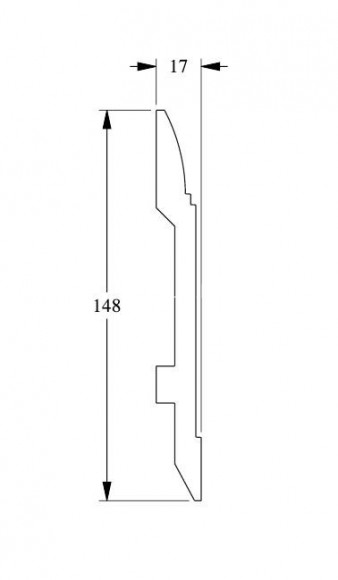Гибкий напольный плинтус Orac Decor Duropolymer SX104F белый полистирол 148х17 мм 2м Гибкий напольный плинтус Orac Decor Duropolymer SX104F белый полистирол 148х17 мм 2м