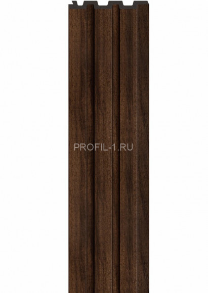 Реечная настенная панель VOX LINERIO M-LINE шоколад 2650х122х12 мм Реечная настенная панель VOX LINERIO M-LINE шоколад 2650х122х12 мм