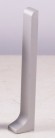 Заглушка для плинтуса 40 мм серебро