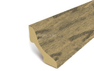 Галтель ПВХ Lemal вогнутая 20х20 мм Цвет 8605 Под дерево 2,7 м