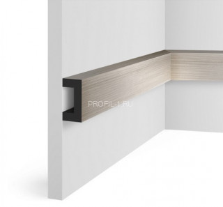 Молдинг 20х40 мм HiWood LB40 S15 под дерево 2,7 м Молдинг 20х40 мм HiWood LB40 S15 под дерево 2,7 м