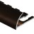 Профиль для плитки С-образный алюминий гибкий 8 мм PV19-11 коричневый блестящий 2,7 м