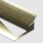 Уголок для плитки внутренний алюминий 12 мм PV29-13 песок блестящий 2,7 м