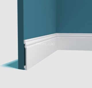 Напольный плинтус Перфект Плюс P158 белый ударопрочный 15х130 мм 2 м Напольный плинтус Перфект Плюс P158 белый ударопрочный 15х130 мм 2 м