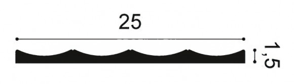 Декоративная панель 3D Orac Decor W114-2600 белая из полиуретана 15х250х2600 мм