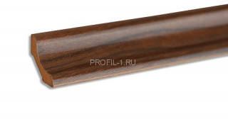 Галтель ПВХ Lemal вогнутая 20х20 мм Цвет 8606 Под дерево 2,7 м