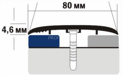 Алюминиевый порог одноуровневый 80 мм В5 Л Дуб пепельный 2,7 м (упаковка 10 штук) Алюминиевый порог одноуровневый 80 мм В5 Л Дуб пепельный 2,7 м (упаковка 10 штук)