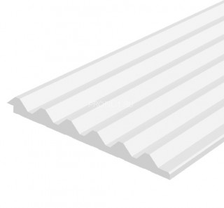 Стеновая панель Hiwood LV136 NP белая 120х12 мм 2,7 м Стеновая панель Hiwood LV136 NP белая 120х12 мм 2,7 м