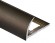 Профиль С-образный алюминий для плитки 12 мм PV09-06 eco бронза матовая 2,7 м