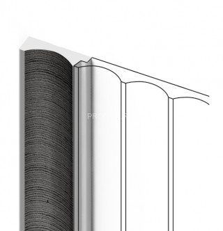 Финишный молдинг HiWood LF139A GR26 под дерево 12х32 мм 2,7 м Финишный молдинг HiWood LF139A GR26 под дерево 12х32 мм 2,7 м