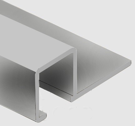 Профиль для плитки П-образный алюминий 10х10 мм PV31-02 серебро матовое 2,7 м