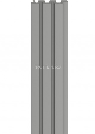 Реечная настенная панель VOX LINERIO M-LINE серая 2650х122х12 мм Реечная настенная панель VOX LINERIO M-LINE серая 2650х122х12 мм