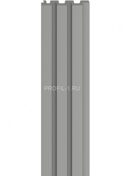 Реечная настенная панель VOX LINERIO M-LINE серая 2650х122х12 мм Реечная настенная панель VOX LINERIO M-LINE серая 2650х122х12 мм