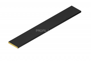 Латунная полоса 15 мм Л-15 черная матовая 2.7 м Латунная полоса 15 мм Л-15 черная матовая 2.7 м