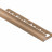 Алюминиевый С-профиль для плитки внешний B 8мм NEEXY PV23-07-BBR бронза блестящая 2.7м