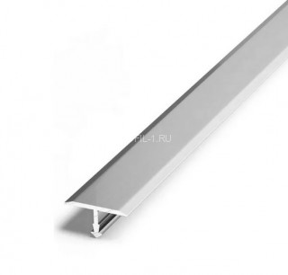 Алюминиевый Т-профиль 26 мм Евротрим Т-26 7334.01 серебро 3,0 м Алюминиевый Т-профиль 26 мм Евротрим Т-26 7334.01 серебро 3,0 м