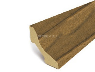 Галтель ПВХ Lemal вогнутая 20х20 мм Цвет 8607 Под дерево 2,7 м