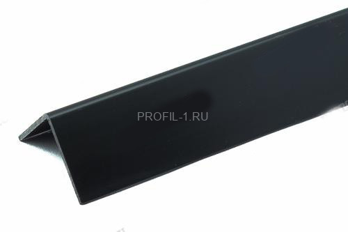 Декоративный уголок ПВХ 15х15 Cezar 107 Черный 2,75 м (25 штук)