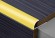 Алюминий профиль для плитки С-образный 12 мм ПО-12 золото глянец  2,7 м