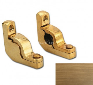 Латунная консоль для ковродержателя на ступени CER13 OA антик Латунная консоль для ковродержателя на ступени CER13 OA антик