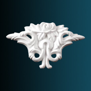 Декоративный орнамент Перфект G2106 белый 78х128х15 мм