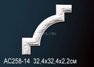 Угловой элемент с орнаментом Перфект AC258-14 324х324 мм