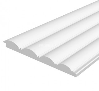 Стеновая панель Hiwood LV137 NP белая 120х12 мм 2,7 м Стеновая панель Hiwood LV137 NP белая 120х12 мм 2,7 м