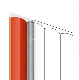 Финишный молдинг HiWood LF139A OR3G красный 12х32 мм 2,7 м Финишный молдинг HiWood LF139A OR3G красный 12х32 мм 2,7 м