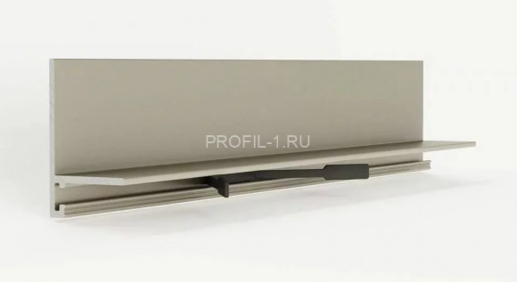 Алюминиевый микроплинтус Laconistiq L MAX шампань 2.45м