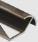 Профиль под плитку для наружных углов 12 мм алюминий PV71-06 бронза матовая 2,7 м