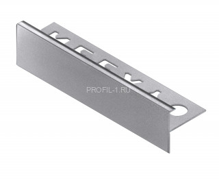 F-профиль алюминиевый 10 мм NEEXY PV53-02 MS серебро матовое 2.7 м
