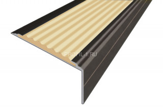 Анодированный порог угловой 26х50 мм противоскользящий АУ-50-Анод коньяк-бежевый 1,5 м Анодированный порог угловой 26х50 мм противоскользящий АУ-50-Анод коньяк-бежевый 1,5 м