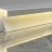 Алюминиевый плинтус светодиодный LED с экраном 71 мм ПО-193 серебро матовое 2,7 м