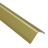 Алюминиевый уголок 15х15 мм ПН-15х15 золото матовое браш 2,7 м