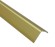 Алюминиевый уголок 15х15 мм ПН-15х15 золото матовое браш 2,7 м
